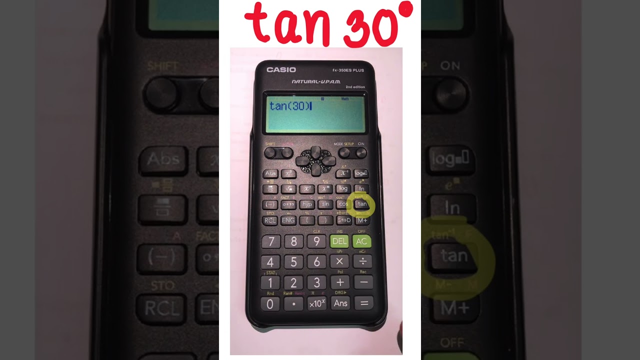 tan 30 degree #calculator  #trigonometry