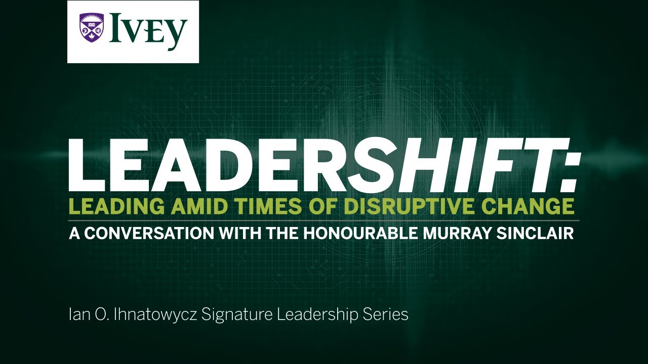 A Conversation with The Honourable Murray Sinclair
