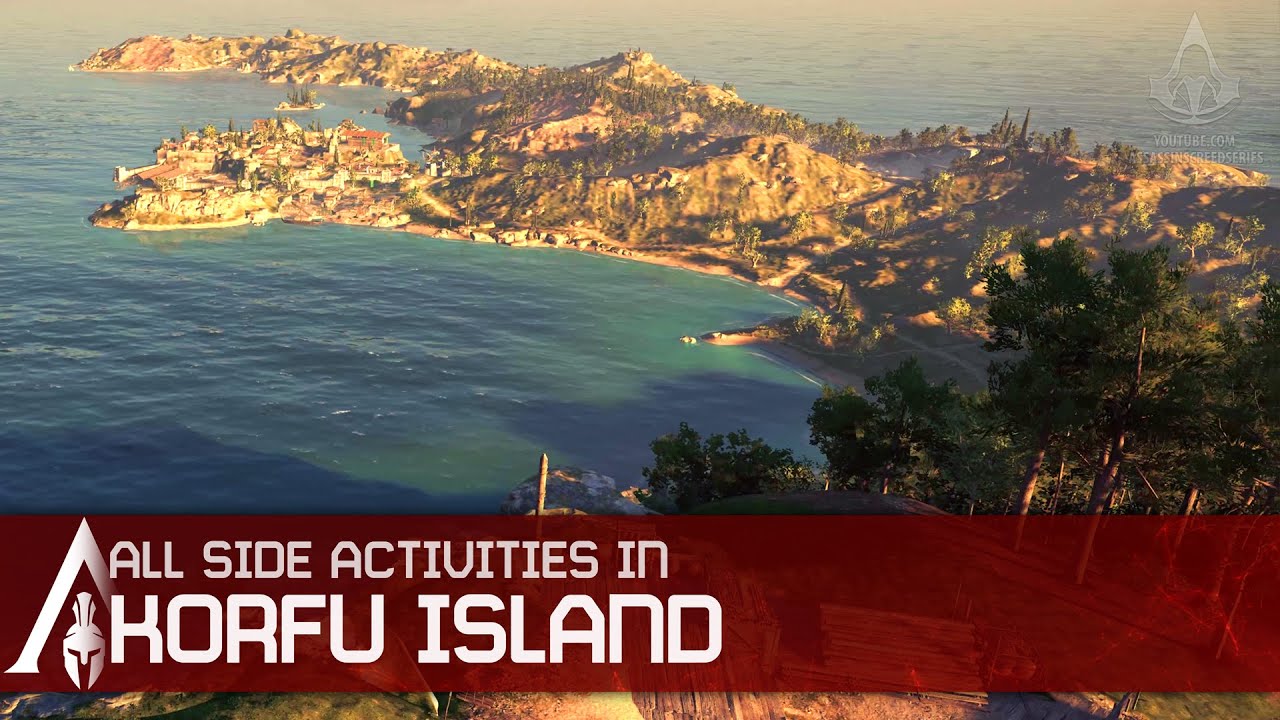 Assassin's Creed Crossover - All Side Activities in Korfu Island