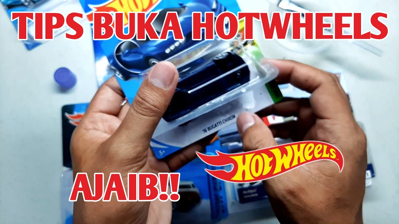 CAIRAN AJAIB HOT WHEELS - CARA MEMBUKA BLISTER HOTWHEELS