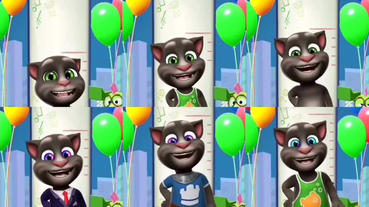 Happy Birthday Level 10 Vs Level 15 Vs Level 25 Vs Level 30 Vs Level 35 Level 75 My Talking Tom 2