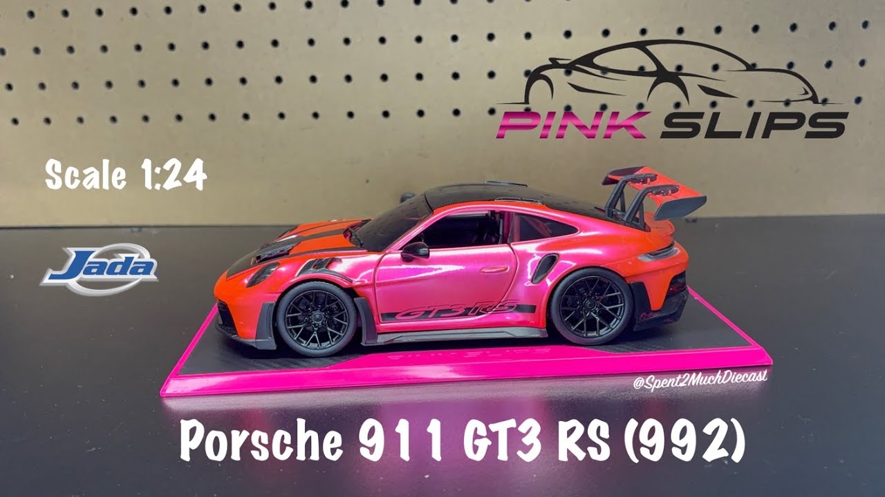 Porsche 911 GT3 RS (992) By Jada Pink Slips | Diecast Unboxing | Metallic Chameleon Paint Scale 1/24