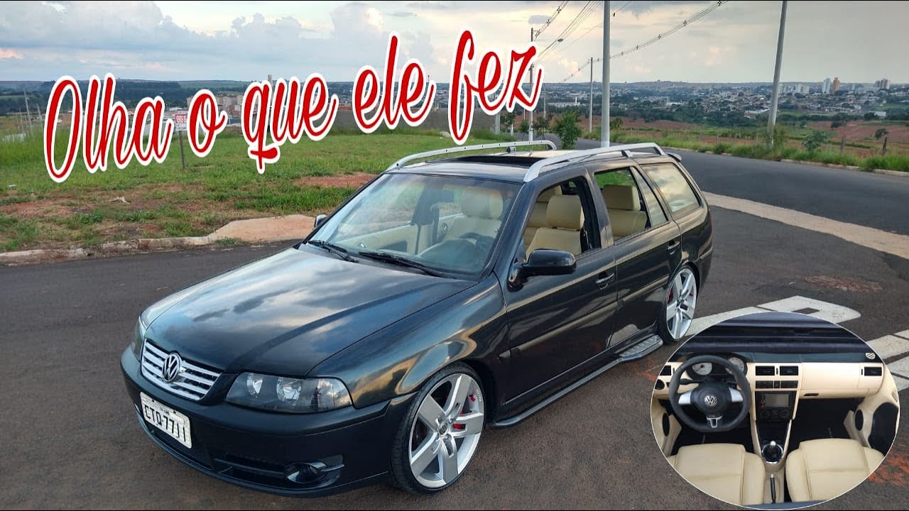 Parati G3 - Rebaixada aro 18 - Teto Solar - Interior Claro