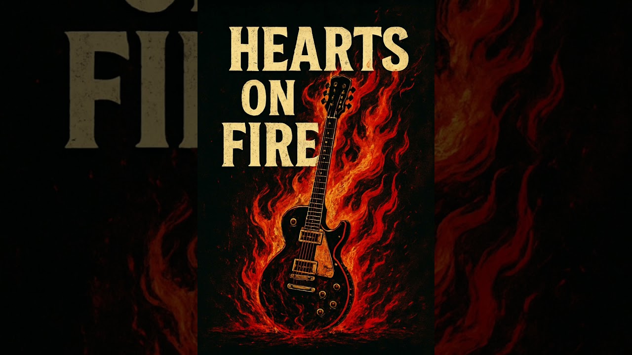 HEARTS ON FIRE - Official Audio (If you like Rock music this ones it)