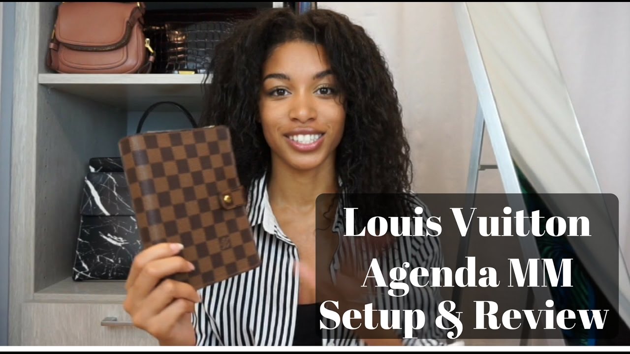 Louis Vuitton Agenda MM | 2017 REVIEW & SETUP | KWSHOPS