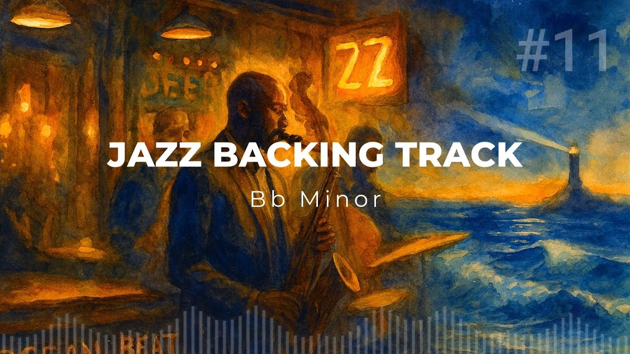 Jazz Backing Track #11 – B♭ Minor Ocean Groove 88 BPM for Improv Practice