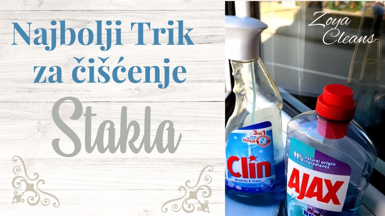 Najbolje Sredstvo za Čišćenje Stakla | Obavezno Probati,ali Obavezno!