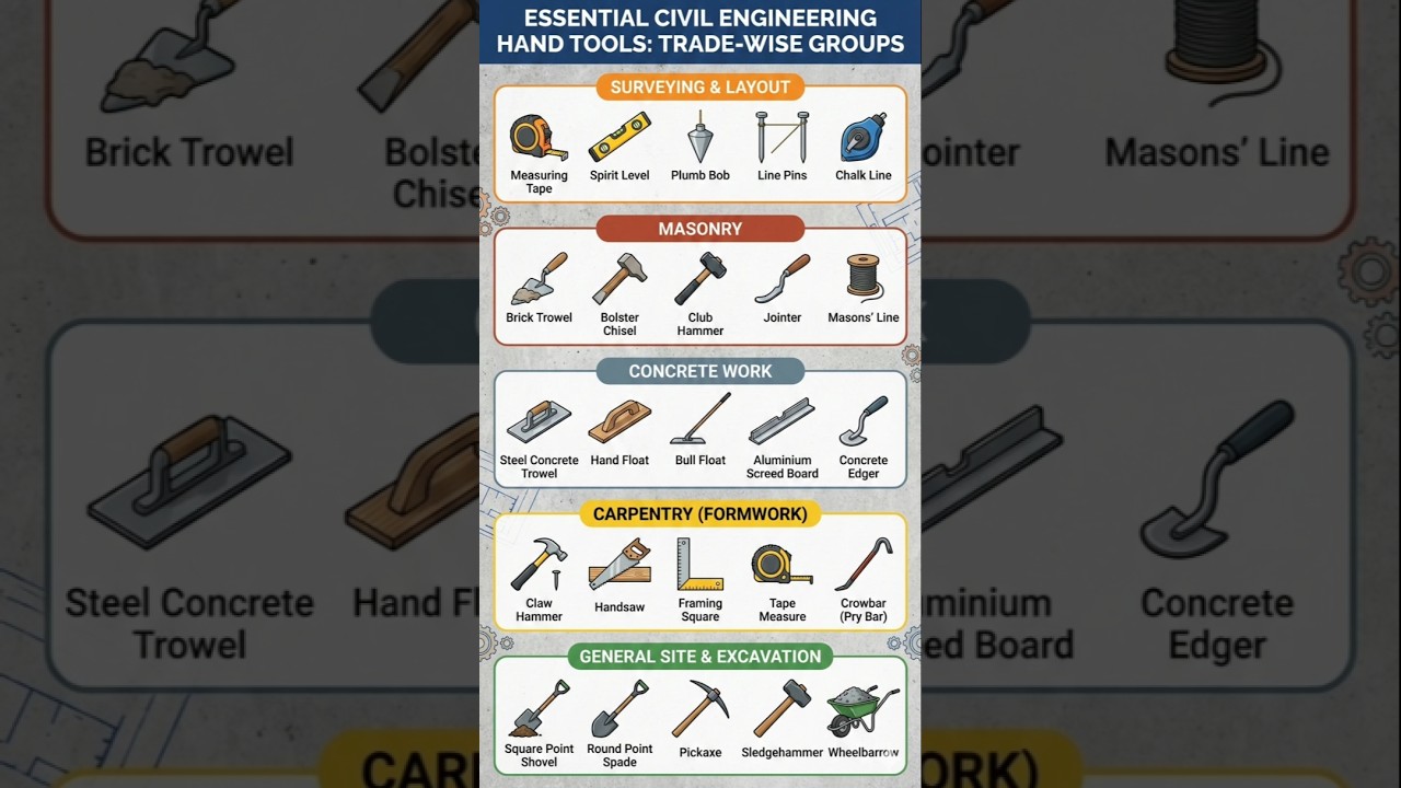 Essential hand tools 