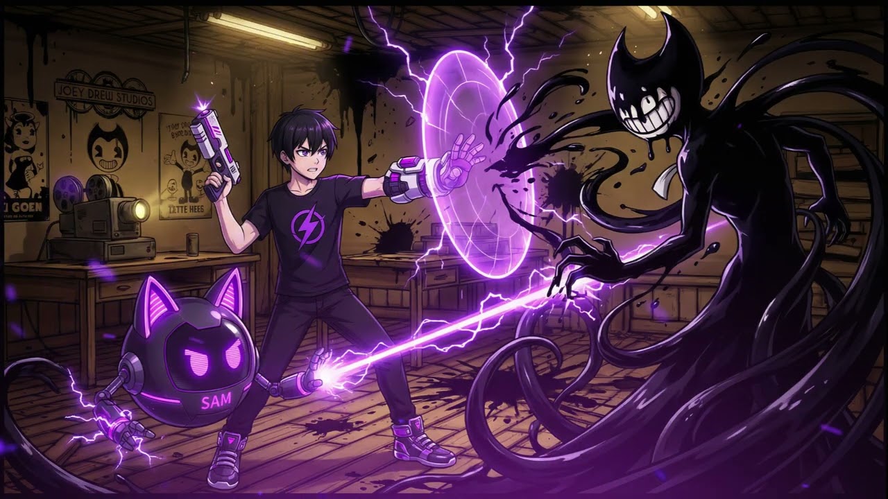 Liam Bobyk VS Bendy - DAYMARE: Dimension Wars Music Extended