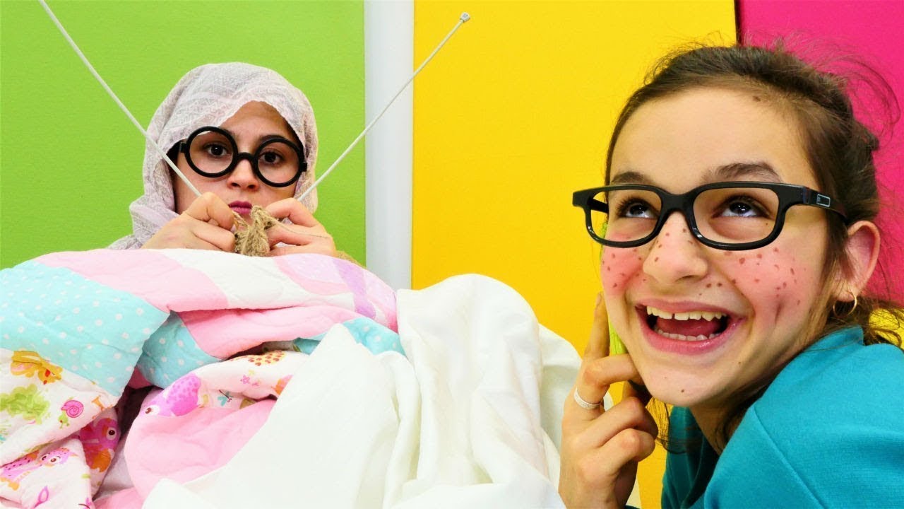 Komik video. Babaanne Ayşe ve torun Asu Ela ile eğlenceli video