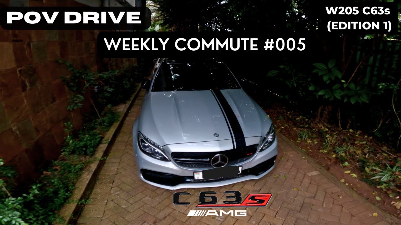 Weekly Commute #005 | POV Drive | W205 C63s AMG | #pov #amg