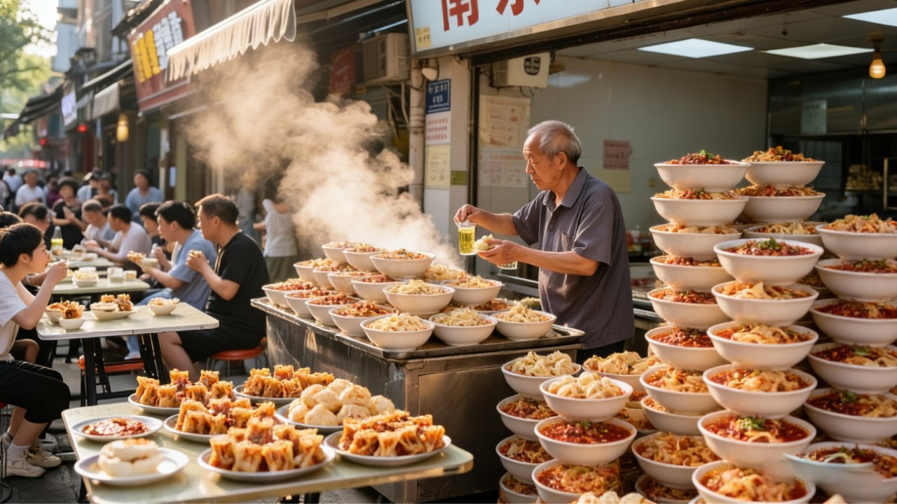 甘肃岷县牦牛肉尕面片，82岁爷爷坚守60年，8元一碗起日销火爆太攒劲！#麦总去哪吃