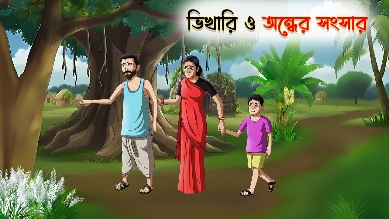 ভিখারি ও অন্ধের সংসার | Bengali Fairy Tales Cartoon | Rupkothar Golpo | Thakumar Jhuli