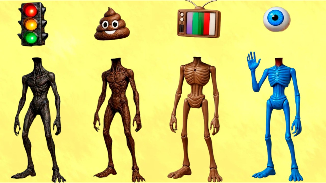 SIREN HEAD TRAFFIC LIGHT🆚SIREN HEAD TV STATIC🆚SIREN HEAD TOXIC SLUDGE🆚SIREN HEAD BLUE WATCHER