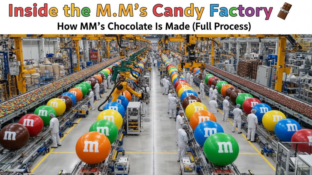 Inside the M&M’s Candy Factory 🍫 | How M&M’s Chocolate Is Made (Full Process)
