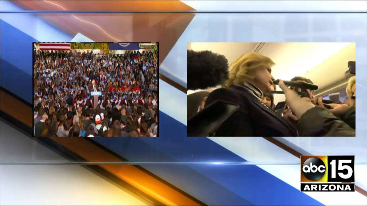 Jennifer Palmieri speaks on behalf of Hillary Clinton after second debate - Detroit