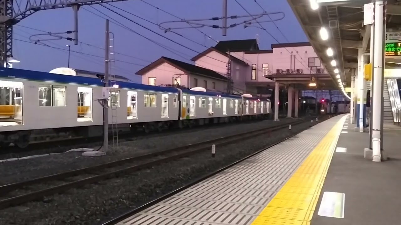 東武80000系81503F 岩槻駅にてドア開閉･乗降促進操作