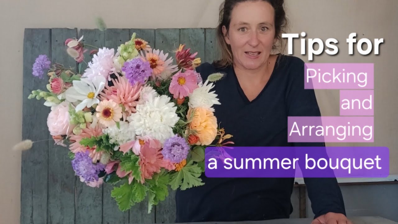 Tips for picking and arranging a summer bouquet 