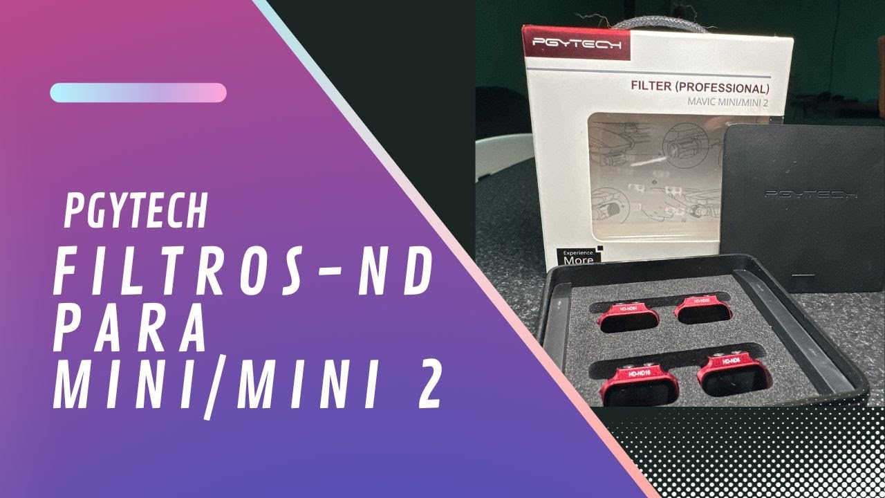 FILTROS ND PARA DRON DJI MINI 1 Y 2 - RESEÑA EN ESPAÑOL!!!