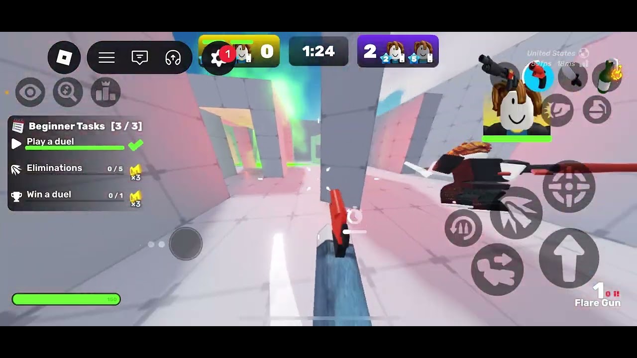 journey to beat Roblox rivals part 1 and FIRST VID