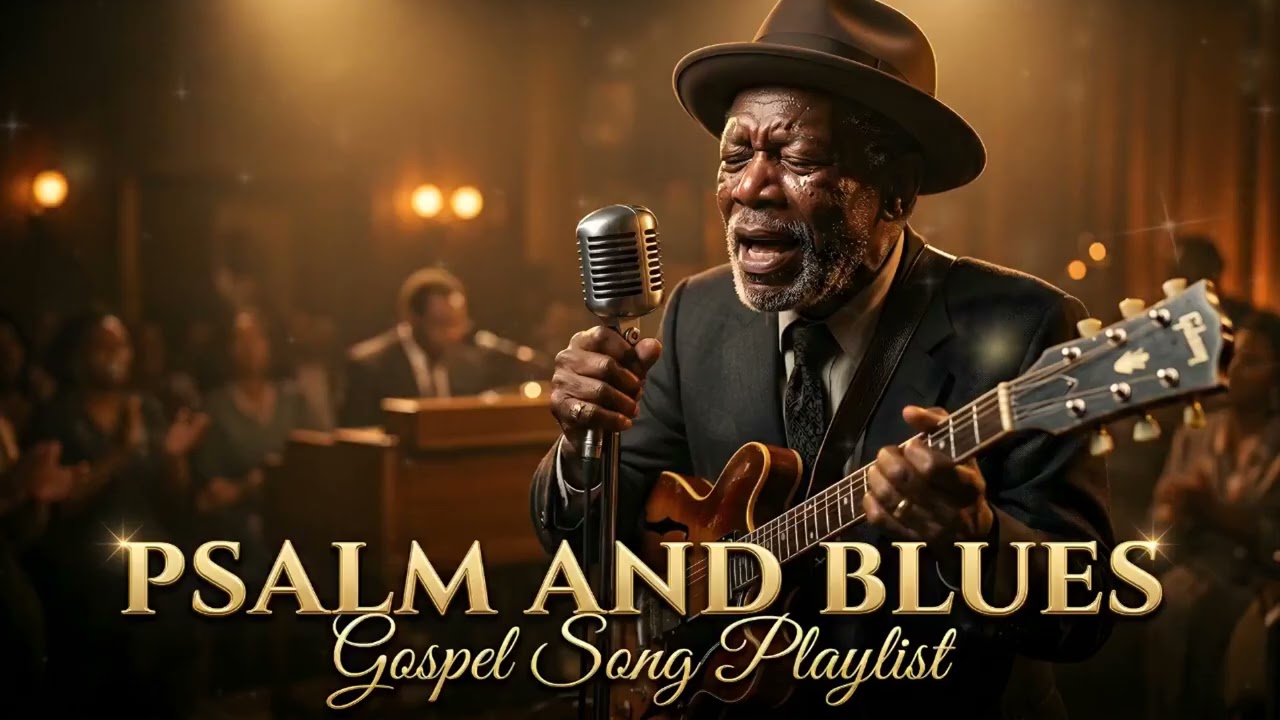 Psalm 91 & 23 Blues Playlist ✝️ Vintage Gospel for Deep Sleep & Healing Soul | Old School Prayer