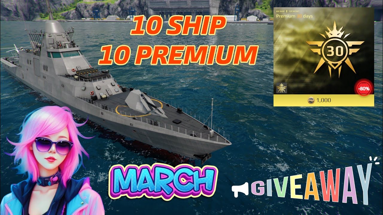 Modern Warships March Giveaway 2026