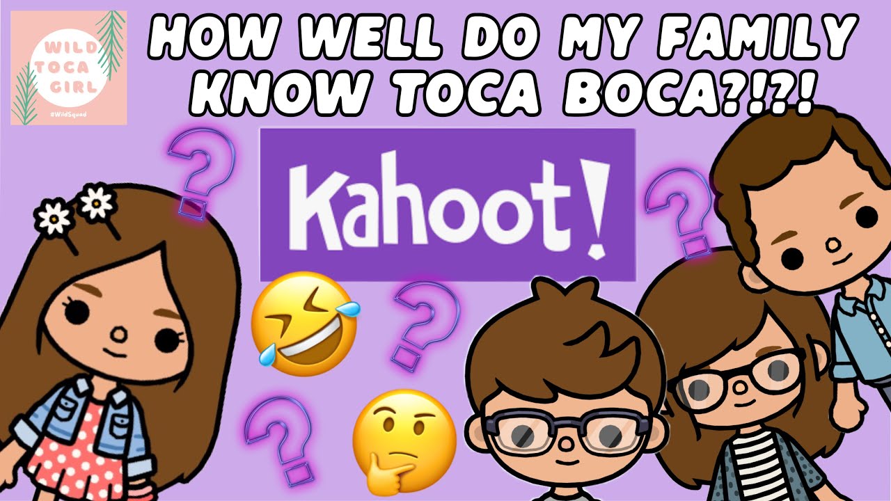 My Family Plays My Toca Boca Kahoot!!!😆💜 Toca Life World
