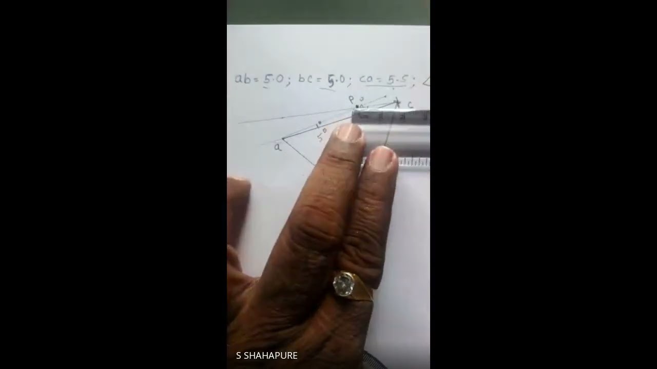 Three Point Problem in Hydrographic Survey
