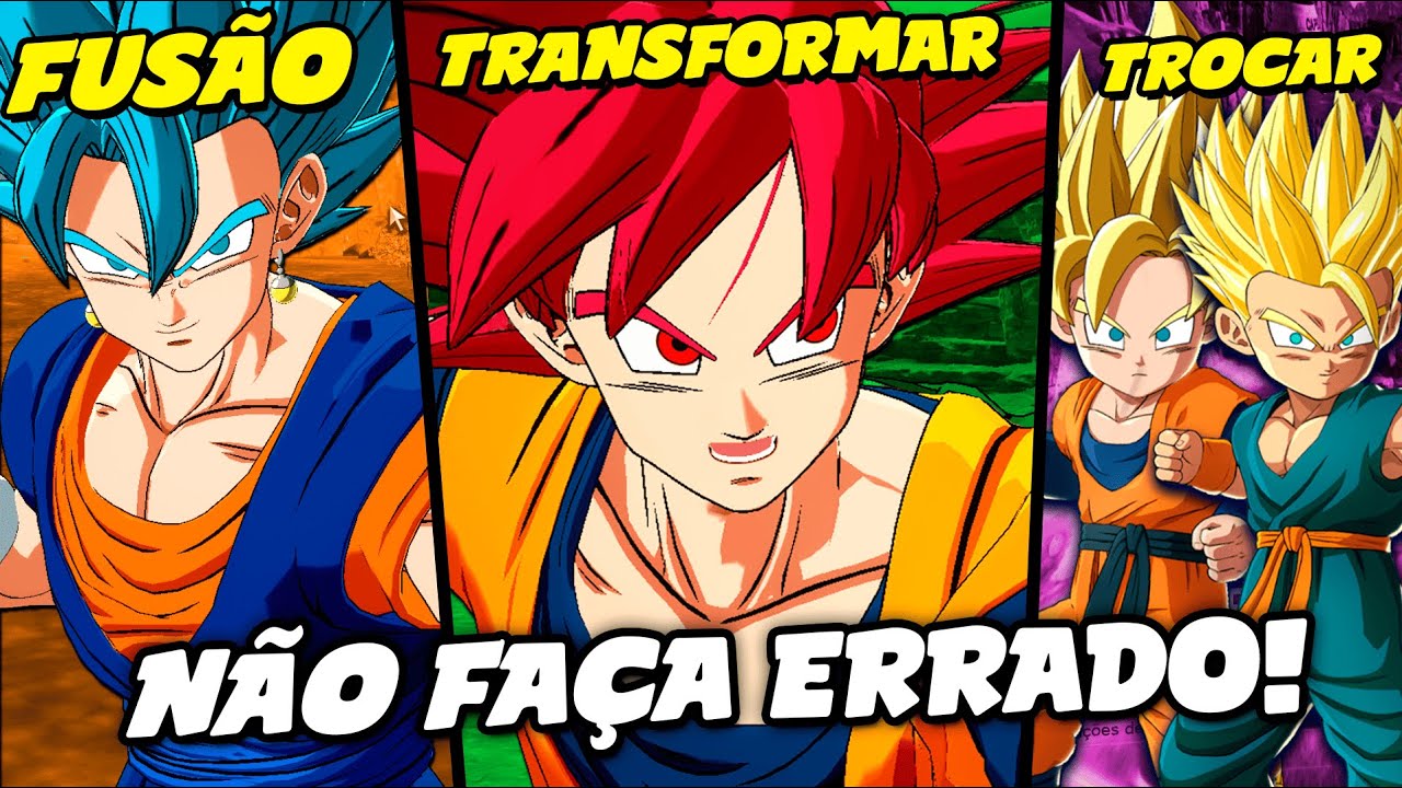 COMO FAZER FUSÃO, TRANSFORMAR E TROCAR BONECO NO DRAGON BALL SPARKING ZERO