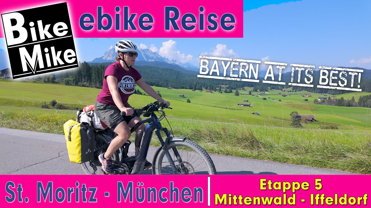 Bayern at its best by eBike | St. Moritz - München | Tag 5 | Von Mittenwald bis nach Iffeldorf