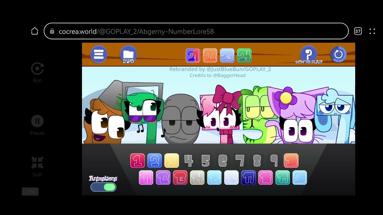 Abgerny - Number Lore Rebranded Mode Made By @BlueBun_Productions 