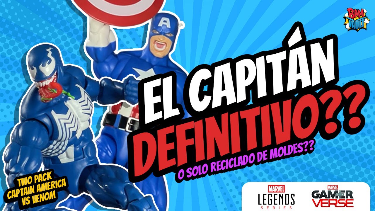 CAPTAIN AMERICA VS VENOM | MARVEL LEGENDS | EL CAPITÁN DEFINITIVO?? | REVIEW COMPLETA