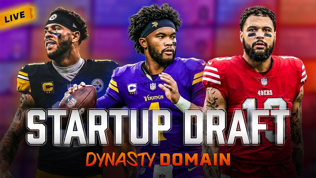 LIVE Dynasty Startup Draft (Kyler To The Vikes!)