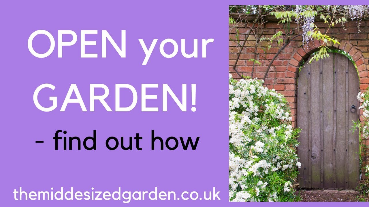 How to open your garden to the public...