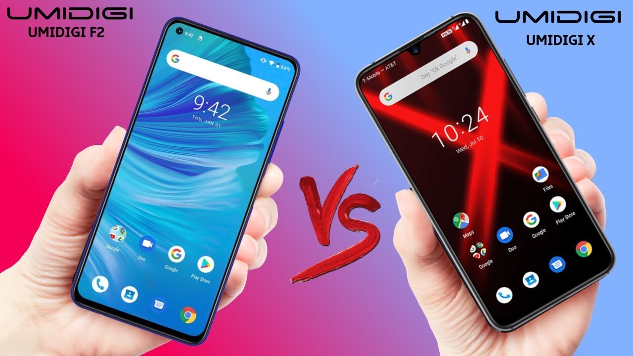 UMIDIGI F2  VS  UMIDIGI X - What Are The Differences
