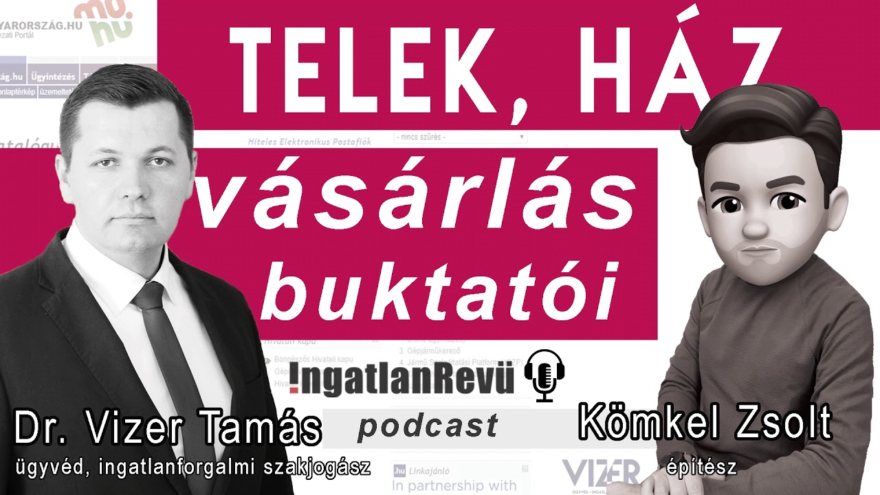 #15 Telekvásárlás, házvásárlás építésszel - kerüld el a buktatókat - vendég: Kömkel az építész 🏠🎙️