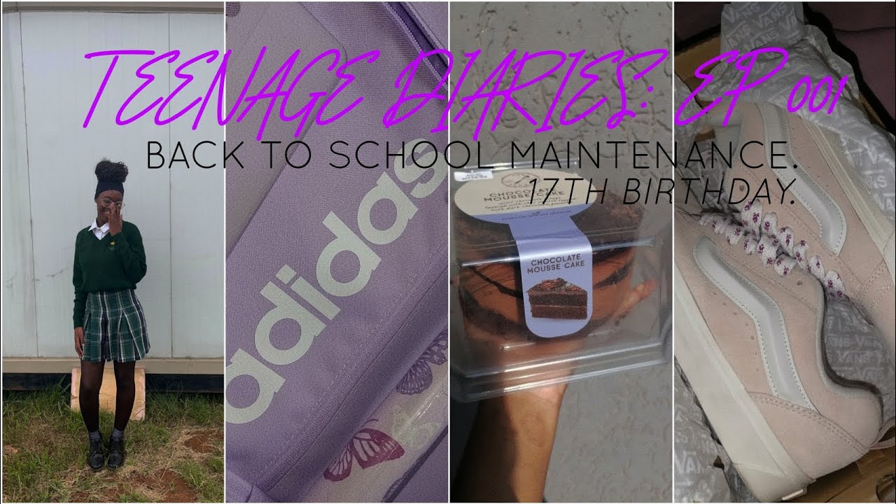 teenage diaries: ep001. productive days in my life | back to school preparation + maintenance 