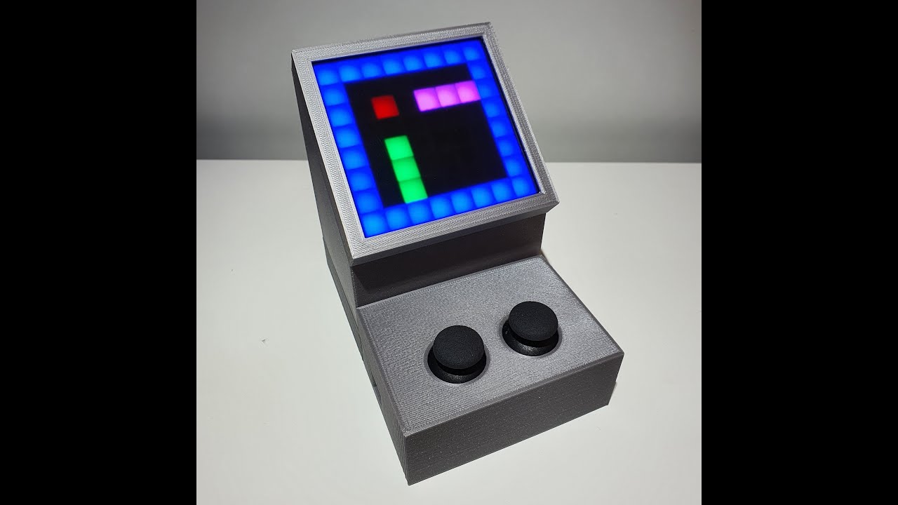 Arduino-based 3D-printed mini retro arcade machine