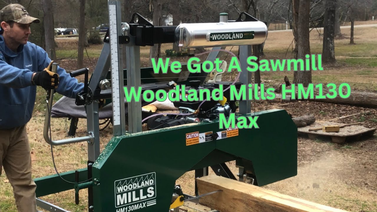 We Got A Woodland Mills HM130 Max Sawmill - Unboxing and Set-up