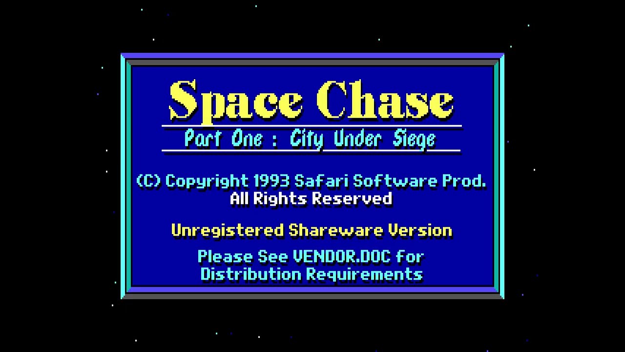 Space Chase Part One: City Under Siege - Level One: Spaceport (1993) [MS-DOS] | 4K/60