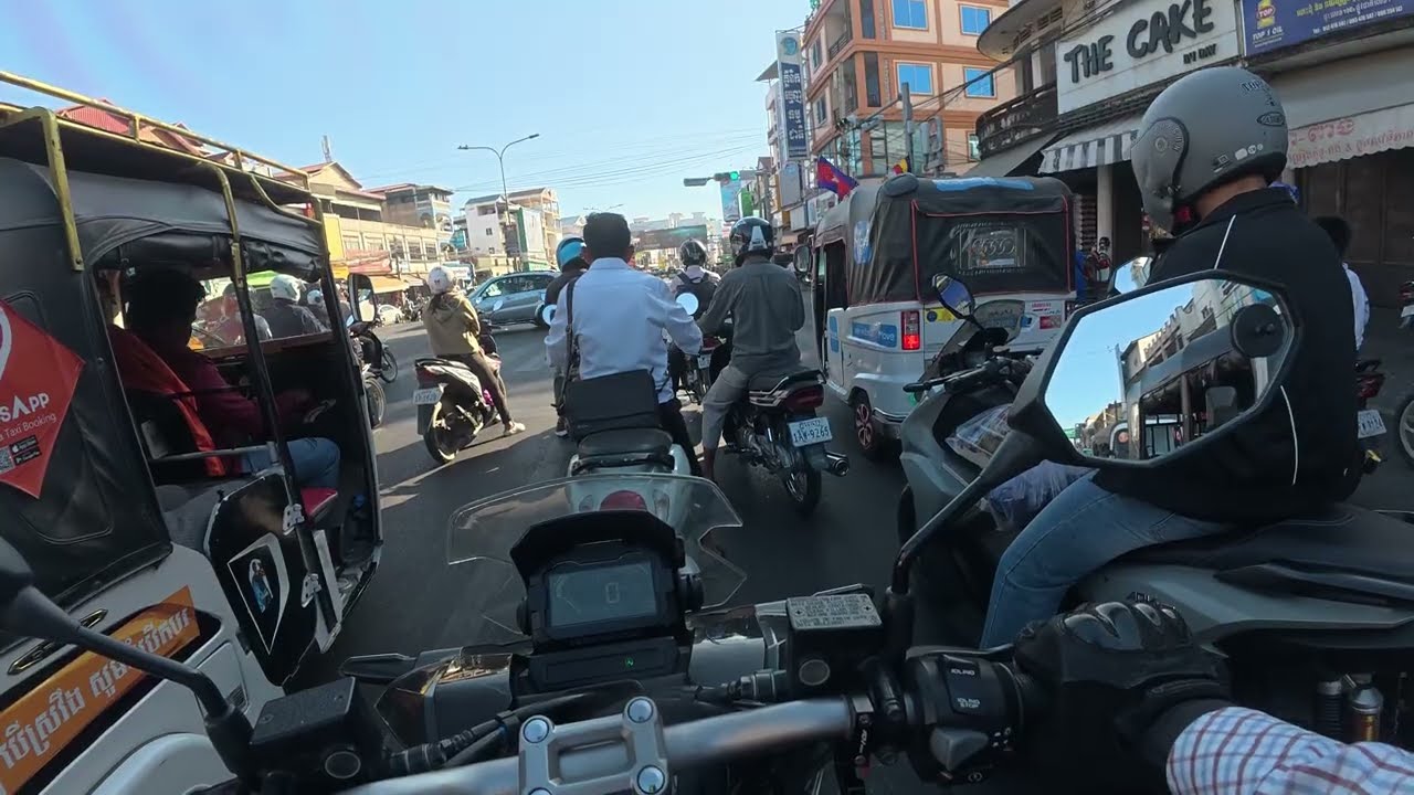 Phnom Penh Ride ASMR | Ep 020 | Morning Heavy Wind (4K)
