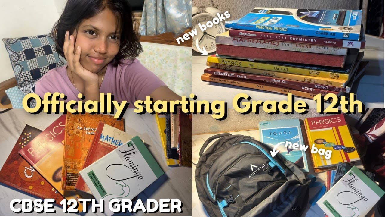 Officially starting Grade 12th|| *CBSE 12th GRADER*