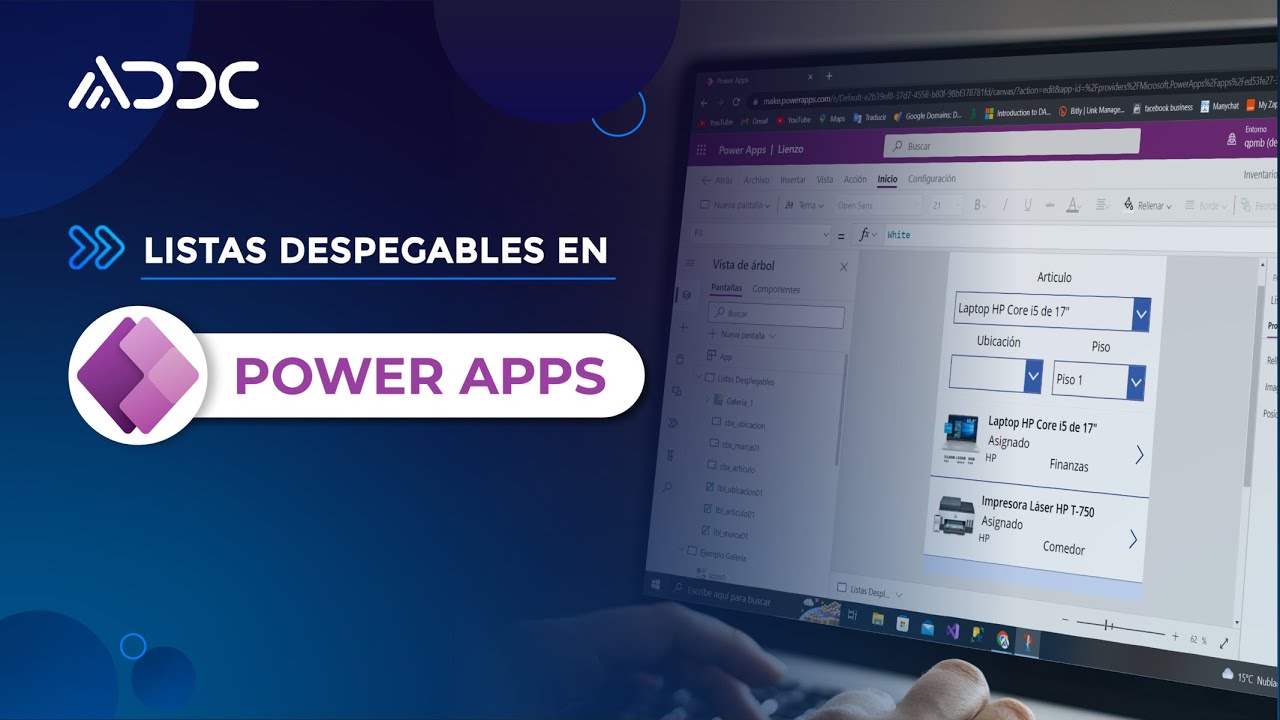 Listas Desplegables en Power Apps