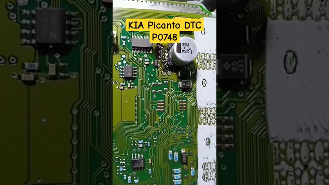 servis ECU kia picanto dtc p0748 