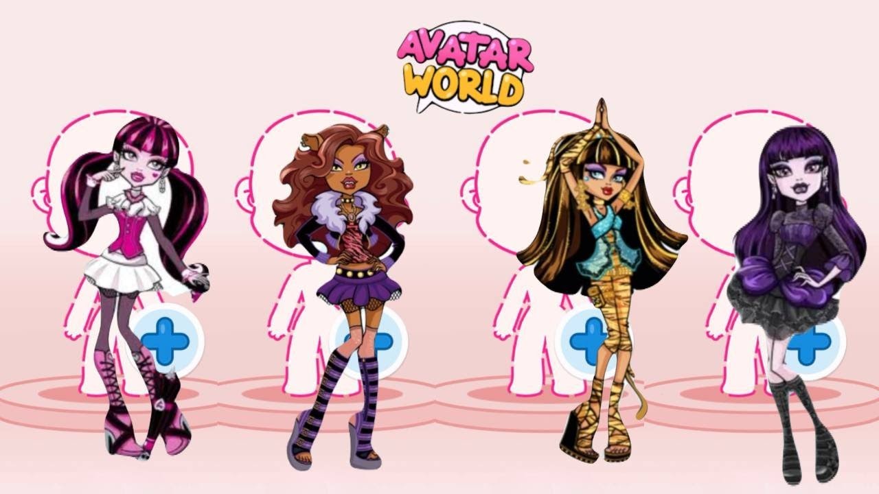 Creating Monster High Characters in Avatar World