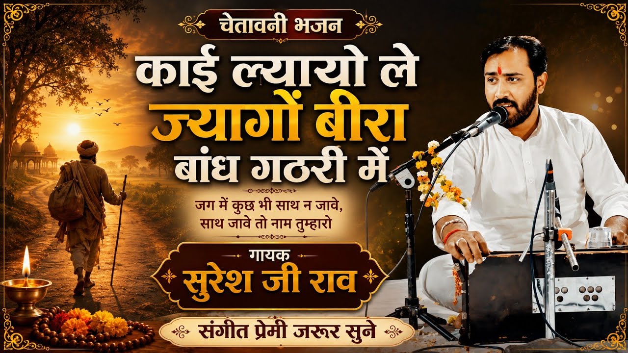 चेतावनी भजन: काई लायो ले ज्यागों बीरा बांध गठरी में ।। Rajsthani Bhajan Suresh Ji Rav