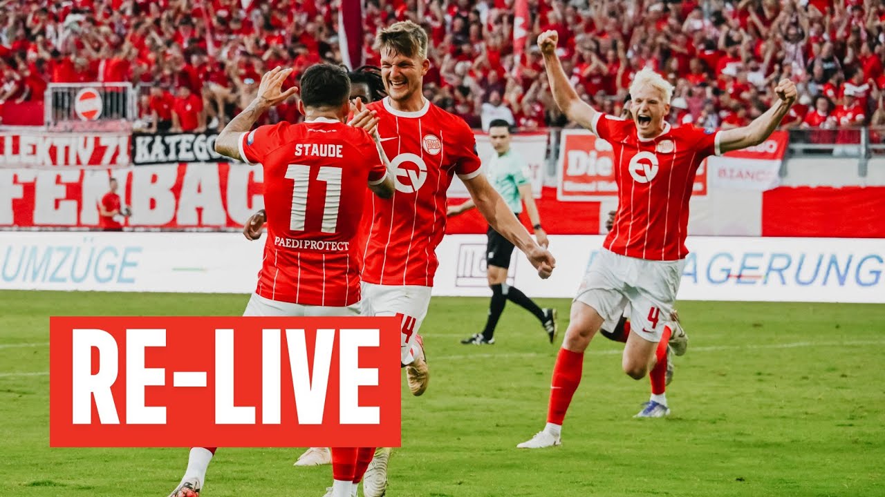 Re-LIVE: Kickers Offenbach vs. FC Bayern Alzenau