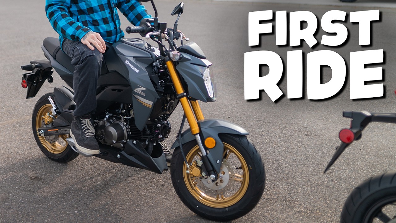Kawasaki Z125 Test Ride Review | Best Beginner Mini Bike?