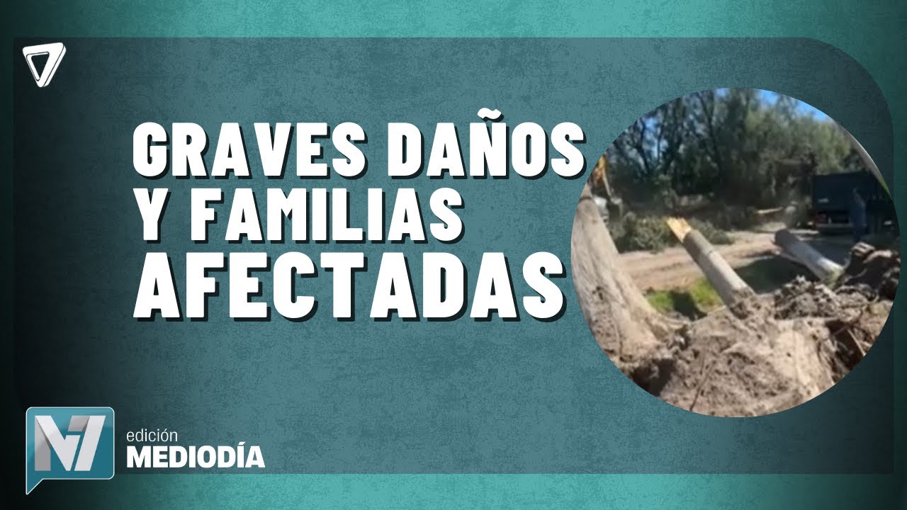 AHORA: se registran graves DAÑOS y familias AFECTADAS en Junín por la TORMENTA