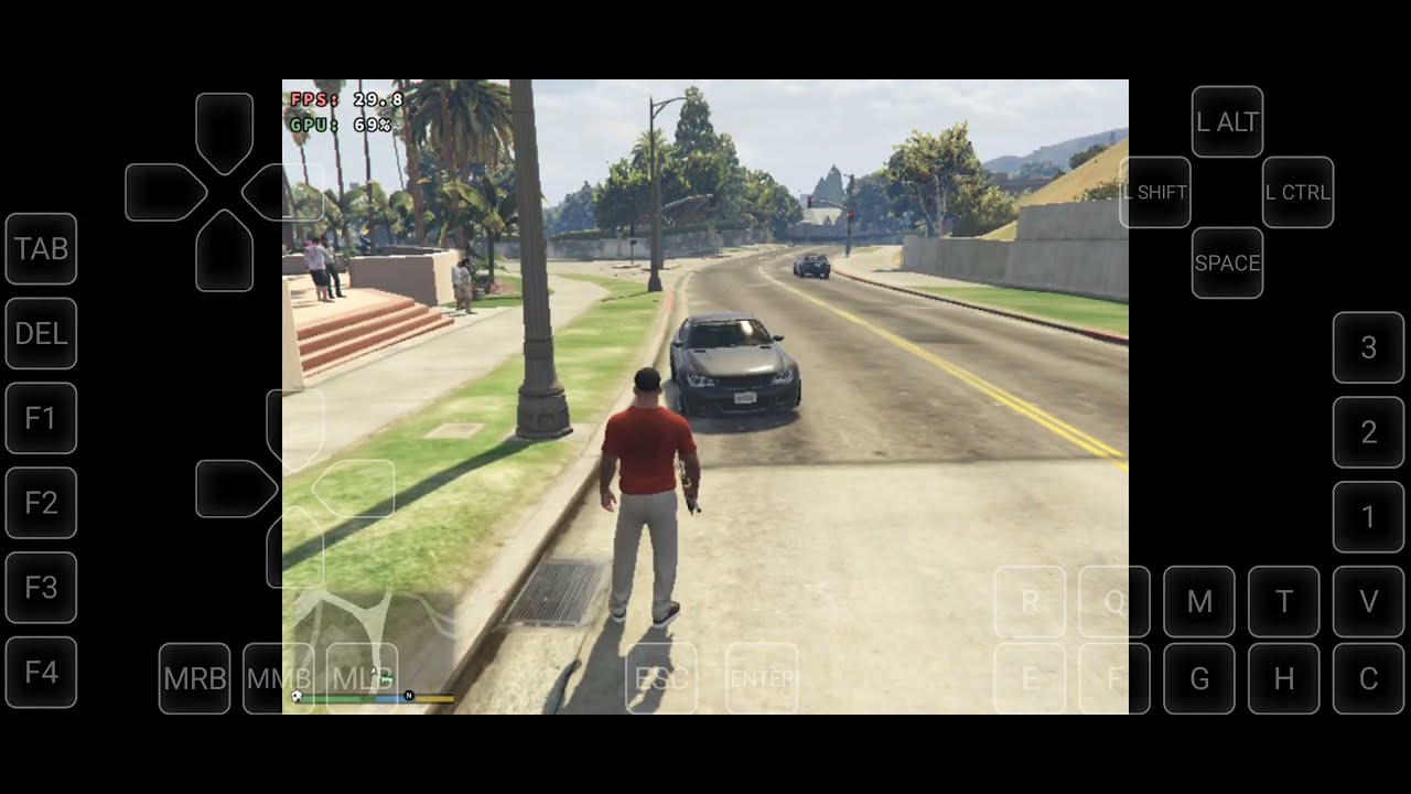 GTA V / Gamehub v5.2.0 / Poco F3 / Snapdragon 870 / No Root / Very Smooth